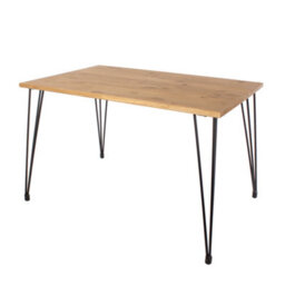 Core Products Augusta Industrial Pine Rectangular Dining Table H76.0Cm X W118.0Cm X D75.0Cm