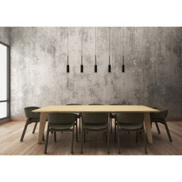 Lucide Tubule 5 Light Led Bar Ceiling Pendant Black - thumbnail 5