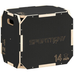 Sportnow Non-Slip Plyo Box, Corner-Free Wooden Jump Box, 31 X 36 X 41 Cm - thumbnail 2