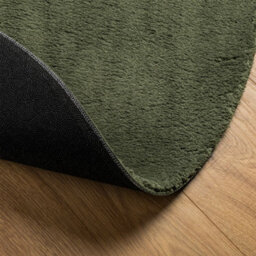 Berkfield Rug Huarte Short Pile Soft And Washable Forest Green Size  100 Cm - thumbnail 5