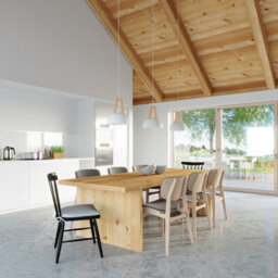 Sollux Lighting Casco Steel & Wood White 1 Light Classic Pendant Ceiling Light - thumbnail 7