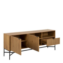 Furniture To Go Jaipur Sideboard With  2 Doors And 1 Drawer In Wild Oak - thumbnail 8