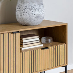 Furniture To Go Jaipur Sideboard With  2 Doors And 1 Drawer In Wild Oak - thumbnail 7