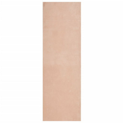 Berkfield Modern Rug Huarte Short Pile Soft And Washable Blush 80X250 Cm