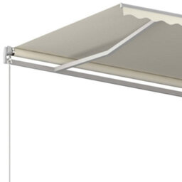 Berkfield Manual Retractable Awning 500X300 Cm Cream - thumbnail 5