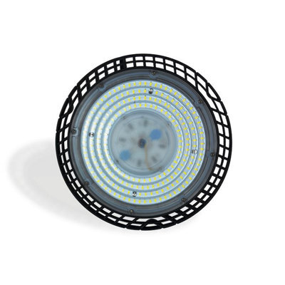 Ener-J 150W Ufo Led High Bay Light 4000K Super Bright Ip65 Waterproof For Garage Warehouse Basements - image 1