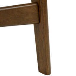 Beliani Set Of 2 Bar Chairs Cynthiana Wood Brown/ Light Beige - thumbnail 9