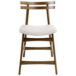 Beliani Set Of 2 Bar Chairs Cynthiana Wood Brown/ Light Beige - thumbnail 5