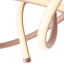 Inlight Veton Swirl Matt Acrylic & Aluminium Light Peach Led Ceiling Light - thumbnail 4