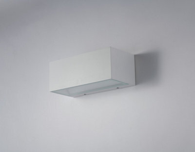 Luminosa Lighting Luminosa Twin Led 2 Light Up Down Light White, Ip54 1250Lm 4000K 22X10.3X8.5Cm - image 1