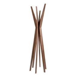 Angel Cerda Elegant Pine Wood Coat Rack For Modern Spaces