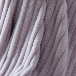 Appletree Morritz Super Soft Mauve Faux Fur Throw - thumbnail 2