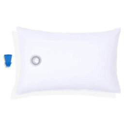 Mediflow Quilted Waterbase Travel Pillow Hypoallergenic, Lightweight & Compact For All Sleep Positions - thumbnail 3
