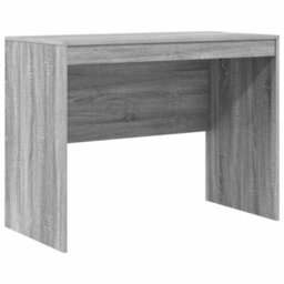 Berkfield Modern Writing Desk Grey Sonoma Mdf, Veneer 100 X 50 X 76 Cm Durable