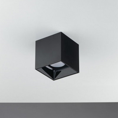 Luminosa Lighting Luminosa Mig Led Surface Mounted Downlight Black 2000Lm 3000K 11.5X11.5X11.6Cm - image 1