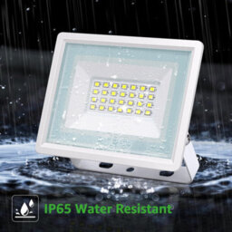 Aigostar 20W Led Floodlight Outdoor, 1650 Lumen Outdoor Security Light, Waterproof Ip65 6500K Cool White - thumbnail 3