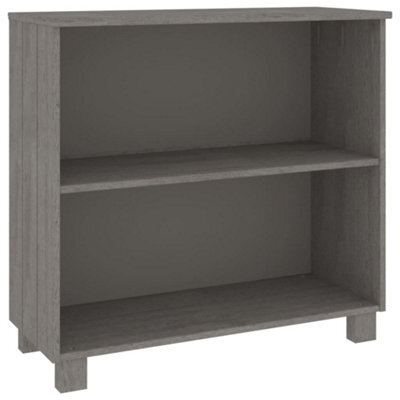 Berkfield Rustic Sideboard Light Grey 85X35X80 Cm Solid Wood Pine - image 1