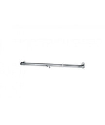 25-28mm Room Darkening Extendable Curtain Pole - Satin Silver, 170-300Cm - thumbnail 3