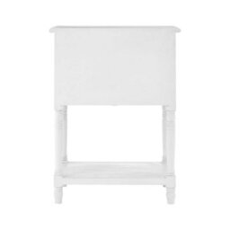 Orsina Coastal Style White 3 Drawer Chest, White 3 Drawer Dresser, White Drawer Chest, White Bedroom Drawers Unit - thumbnail 4