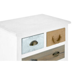 Orsina Coastal Style White 3 Drawer Chest, White 3 Drawer Dresser, White Drawer Chest, White Bedroom Drawers Unit - thumbnail 6