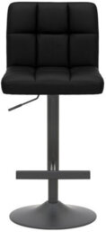Lamboro Allegro Kitchen Bar Stool, Luxury Frame In Matt Black, Adjustable Height, Kitchen Barstool, Black - thumbnail 6
