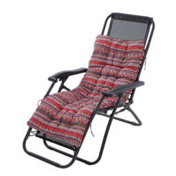 Thehotsale Ethnic Style Linen And Pp Cotton Material Leisure Beach Lounge Chair Cushion 50Cm W X 160Cm D X 8Cm H - thumbnail 4