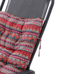 Thehotsale Ethnic Style Linen And Pp Cotton Material Leisure Beach Lounge Chair Cushion 50Cm W X 160Cm D X 8Cm H - thumbnail 6