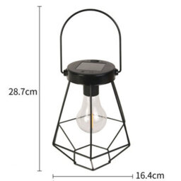 Latto Home Gardenglow Solar Powered Hanging Lantern - thumbnail 5