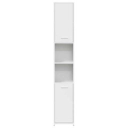 Berkfield Sturdy Bathroom Cabinet White 30X30X183.5 Cm Engineered Wood - thumbnail 6