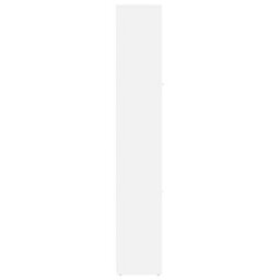 Berkfield Sturdy Bathroom Cabinet White 30X30X183.5 Cm Engineered Wood - thumbnail 7