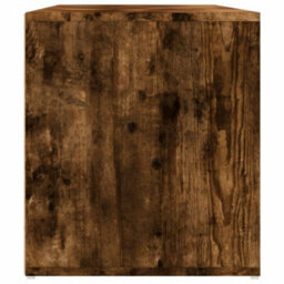 Berkfield Corner Cabinet Smoked Oak 200X40X45 Cm Engineered Wood - thumbnail 5