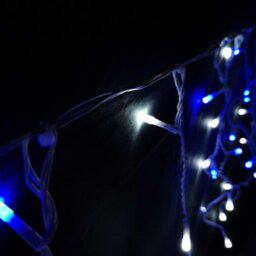 Samuel Alexander 16M 640 Led Frosted Iciclebrights Christmas String Lights In Blue & White - thumbnail 4