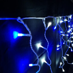 Samuel Alexander 16M 640 Led Frosted Iciclebrights Christmas String Lights In Blue & White - thumbnail 2