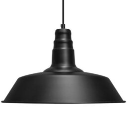 Long Life Lamps Company Retro Vintage Ceiling Black Pendant Light Metal M0139 - thumbnail 4