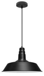 Long Life Lamps Company Retro Vintage Ceiling Black Pendant Light Metal M0139 - thumbnail 3