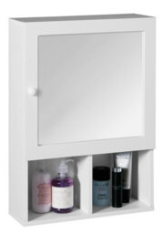 Buttercup Farm Mirrored Cabinet - Wood/glass - L15 X W40 X H56 Cm - White