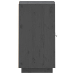 Vidaxl Sideboard Grey 34X40X75 Cm Solid Wood Pine - thumbnail 5