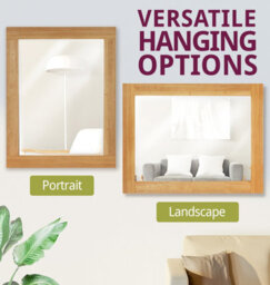 Hallowood Furniture Aston Rectangular Wall Mirror - thumbnail 5