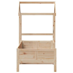 Berkfield Day Bed With Roof Without Mattress 80X200 Cm Solid Wood - thumbnail 7