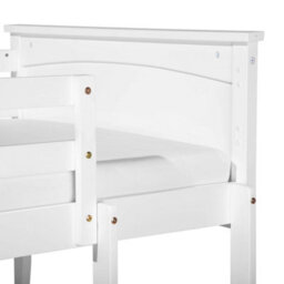 Beliani Bunk Bed Wood Albon 90 X 200 Cm (Eu Single) White - thumbnail 9