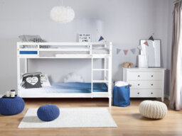 Beliani Bunk Bed Wood Albon 90 X 200 Cm (Eu Single) White - thumbnail 2