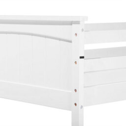 Beliani Bunk Bed Wood Albon 90 X 200 Cm (Eu Single) White - thumbnail 7