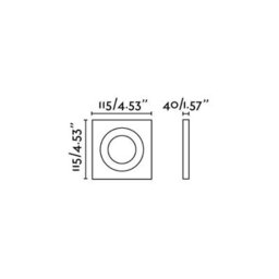 Luminosa Lighting Luminosa Arg Tiltable Black Recessed Downlight Gu10 - thumbnail 5