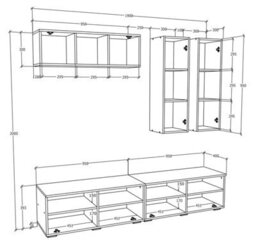 Vcm Cabinet Wall Extension Wall Residential Wall Arila Xl - thumbnail 4