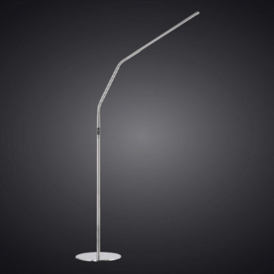 Slimline 4 Floor Lamp Brushed Steel Premium Daylight Floor Lamp For True Colour Accuracy - image 1