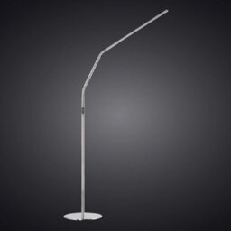 Slimline 4 Floor Lamp Brushed Steel Premium Daylight Floor Lamp For True Colour Accuracy