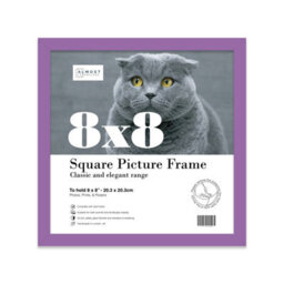 8X8 Purple Picture Frame (20.3 X 20.3Cm) Poster, Photo, Artwork, Gallery Wall Or Print - thumbnail 1