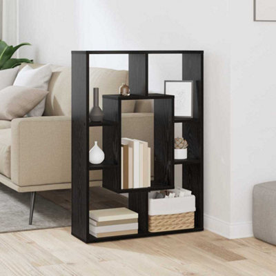 Walplus Bookcase Black Oak 63 X 20 X 90 Cm Engineered Wood - image 1
