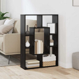 Walplus Bookcase Black Oak 63 X 20 X 90 Cm Engineered Wood - thumbnail 1