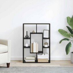 Walplus Bookcase Black Oak 63 X 20 X 90 Cm Engineered Wood - thumbnail 4